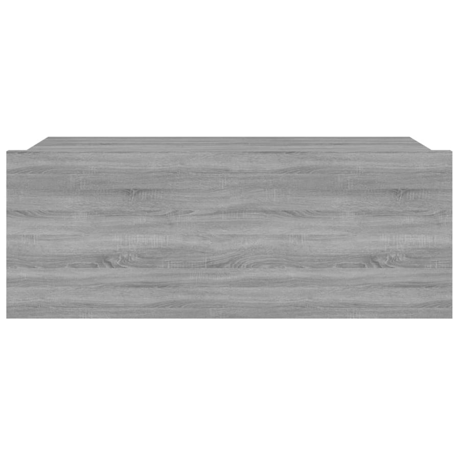 Nachtkastje zwevend 40x30x15 cm bewerkt hout grijs sonoma eiken 1 Grijs sonoma