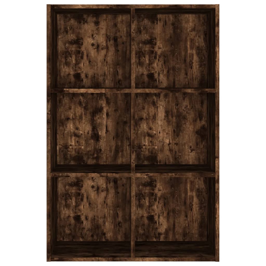 Boekenkast/Dressoir Bewerkt Hout Kleur 66 x 30 x 98 cm Gerookt eiken