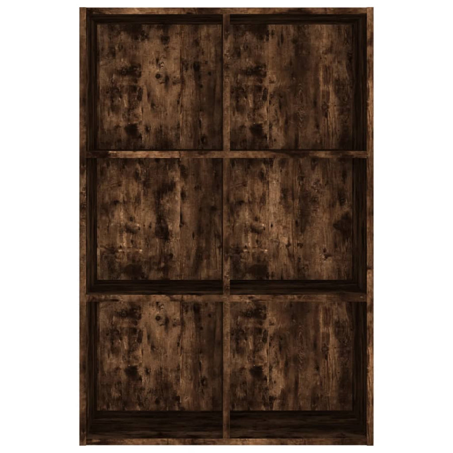 Boekenkast/Dressoir Bewerkt Hout Kleur 66 x 30 x 98 cm Gerookt eiken