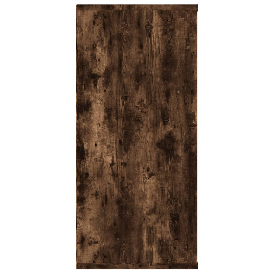 Boekenkast/Dressoir Bewerkt Hout Kleur 66 x 30 x 98 cm Gerookt eiken