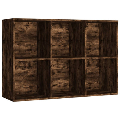 Boekenkast/Dressoir Bewerkt Hout Kleur 66 x 30 x 98 cm Gerookt eiken