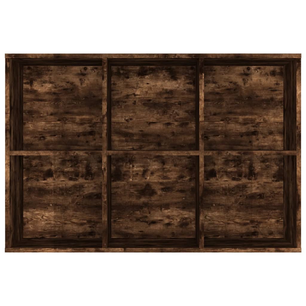 Boekenkast/Dressoir Bewerkt Hout Kleur 66 x 30 x 98 cm Gerookt eiken