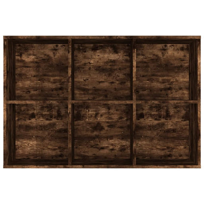 Boekenkast/Dressoir Bewerkt Hout Kleur 66 x 30 x 98 cm Gerookt eiken