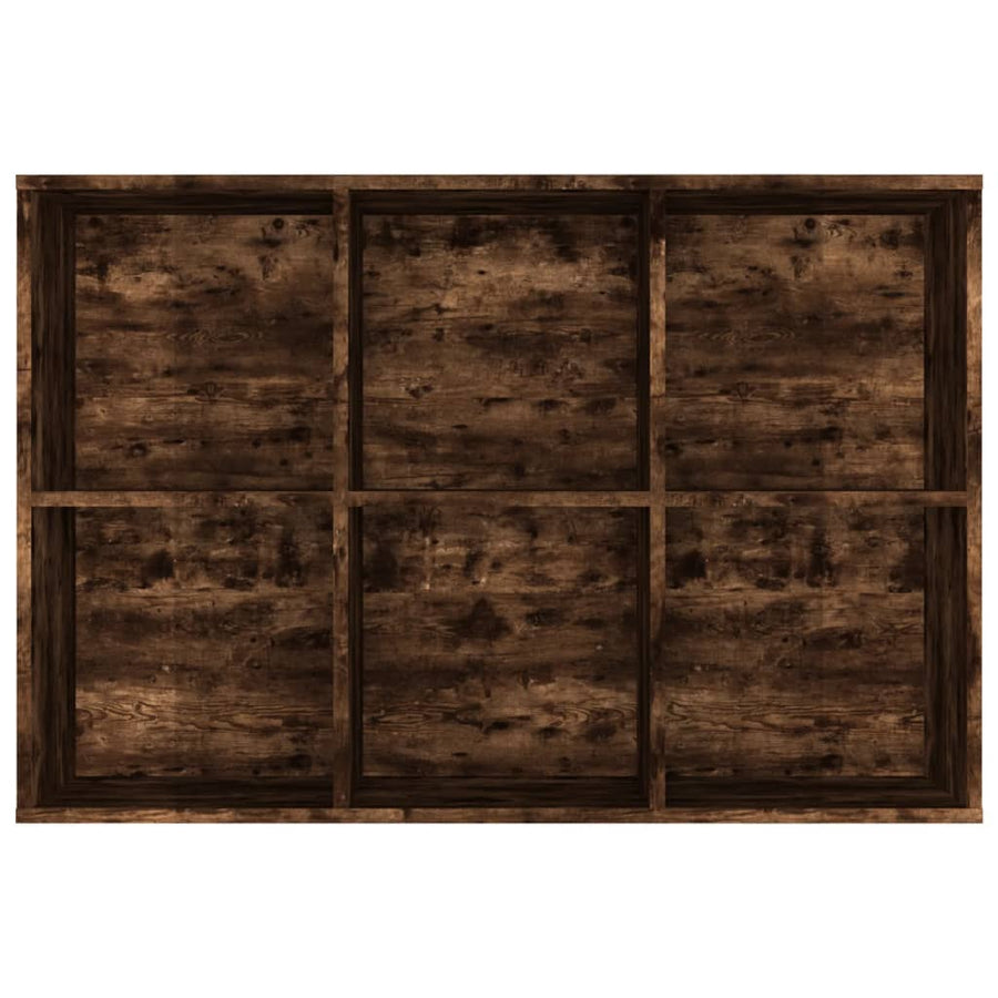 Boekenkast/Dressoir Bewerkt Hout Kleur 66 x 30 x 98 cm Gerookt eiken