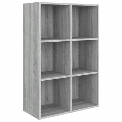 Boekenkast/Dressoir Bewerkt Hout Eiken 66 x 30 x 98 cm Grijs sonoma