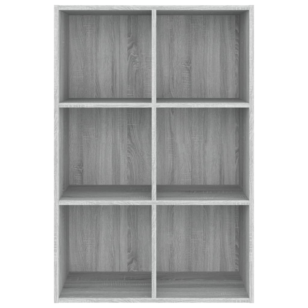 Boekenkast/Dressoir Bewerkt Hout Eiken 66 x 30 x 98 cm Grijs sonoma