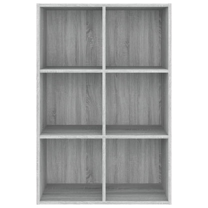 Boekenkast/Dressoir Bewerkt Hout Eiken 66 x 30 x 98 cm Grijs sonoma