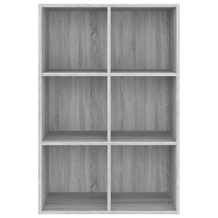 Boekenkast/Dressoir Bewerkt Hout Eiken 66 x 30 x 98 cm Grijs sonoma