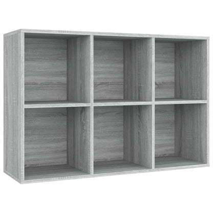 Boekenkast/Dressoir Bewerkt Hout Eiken 66 x 30 x 98 cm Grijs sonoma