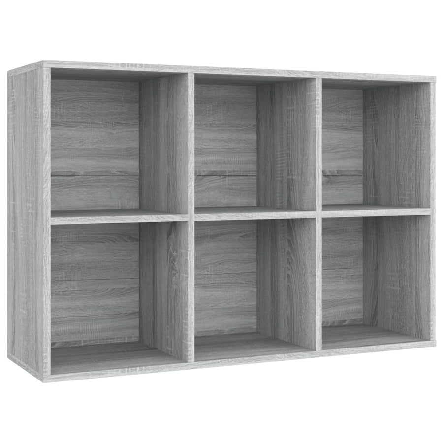 Boekenkast/Dressoir Bewerkt Hout Eiken 66 x 30 x 98 cm Grijs sonoma