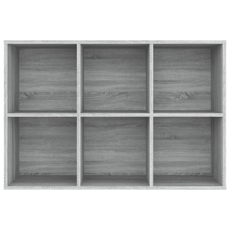 Boekenkast/Dressoir Bewerkt Hout Eiken 66 x 30 x 98 cm Grijs sonoma