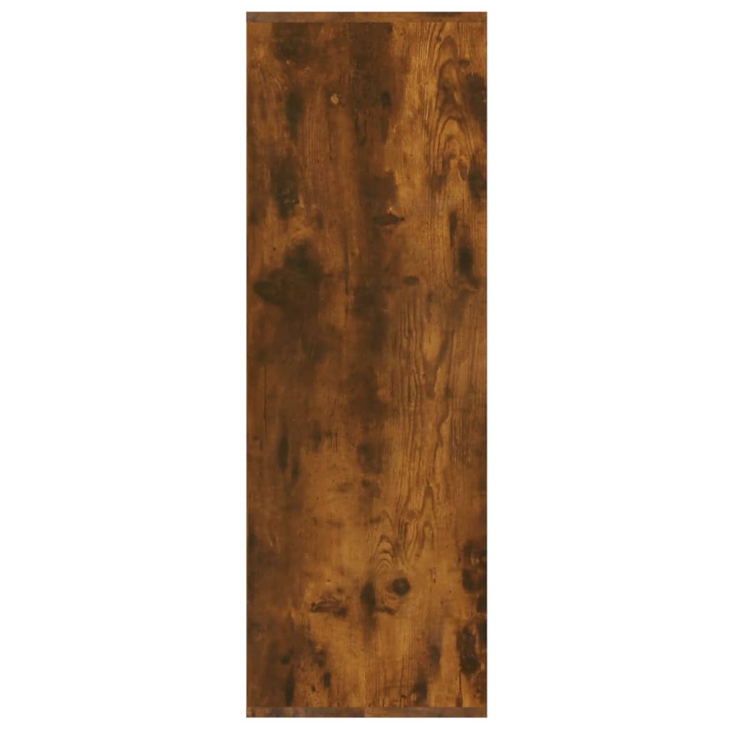 Schoenenrek 54x34x100,5 cm bewerkt hout gerookt eikenkleurig Gerookt eiken