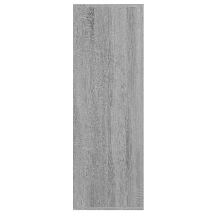 Schoenenrek 54x34x100,5 cm bewerkt hout grijs sonoma eikenkleur Grijs sonoma