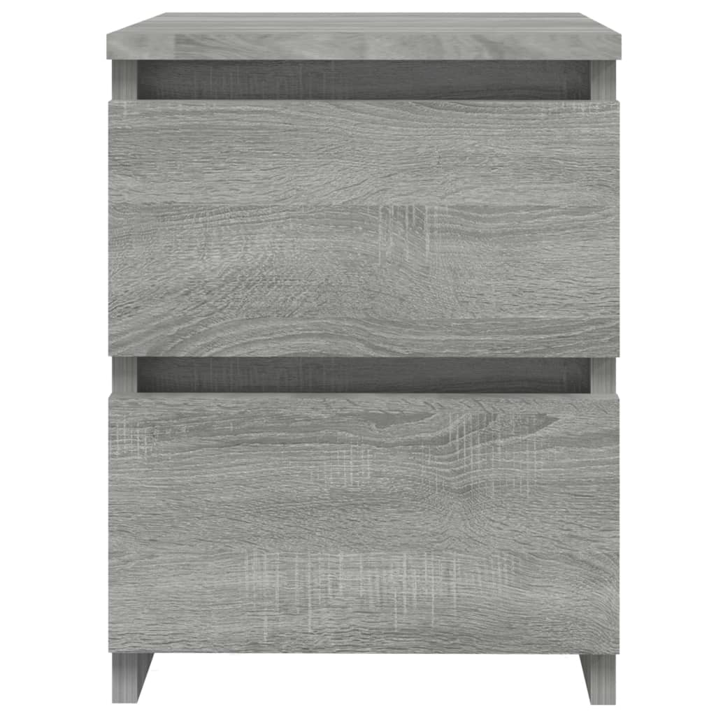 Nachtkastje Grijs Sonoma 30x30x40 cm Engineered Wood