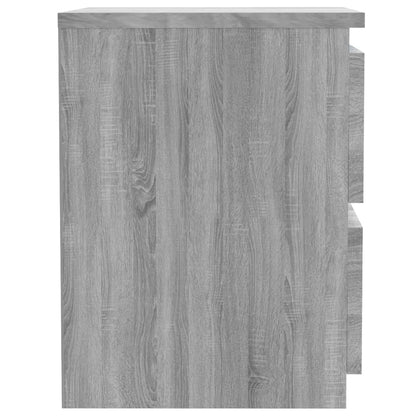 Nachtkastje Grijs Sonoma 30x30x40 cm Engineered Wood