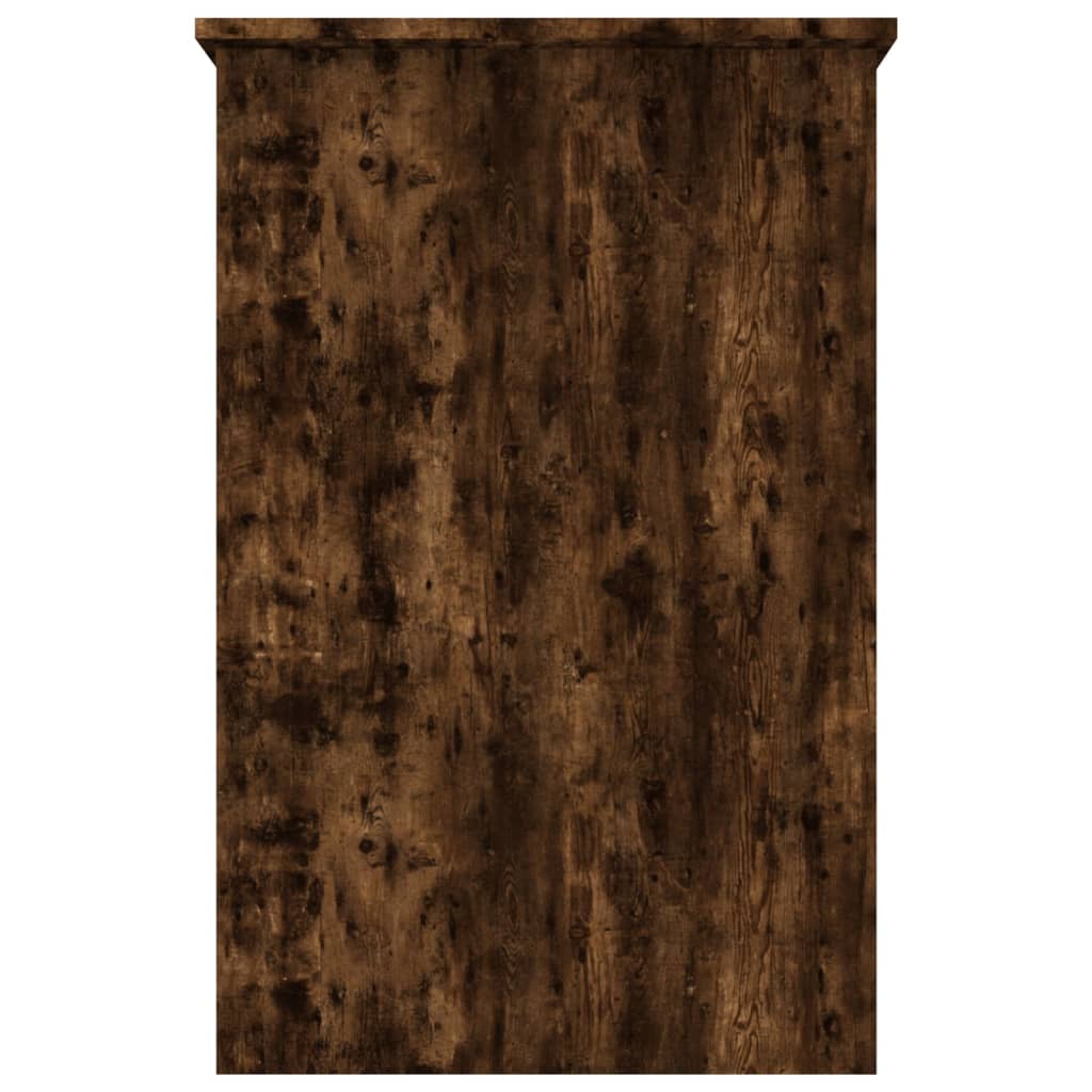 Bureau 100X50X76 Cm Bewerkt Hout Kleurig Gerookt eiken