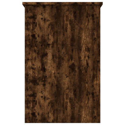 Bureau 100X50X76 Cm Bewerkt Hout Kleurig Gerookt eiken