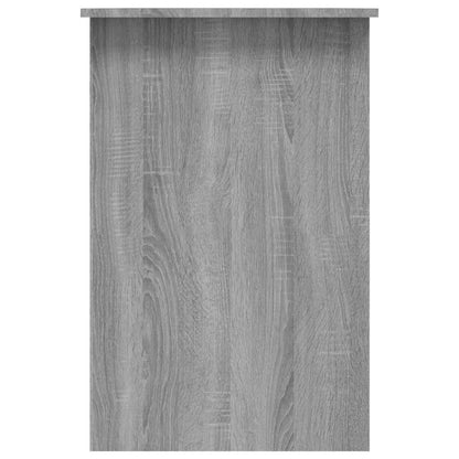 Bureau 100x50x76 cm bewerkt hout grijs sonoma eikenkleurig