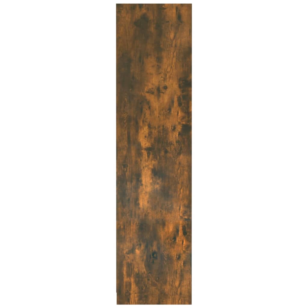 Kledingkast Bewerkt Hout Kleurig Gerookt Eiken 2 lades 100 x 50 x 200 cm