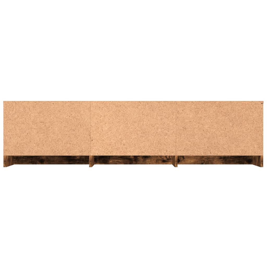 Tv-meubel 140x40x35,5 cm bewerkt hout gerookt eikenkleurig Gerookt eiken