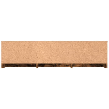 Tv-meubel 140x40x35,5 cm bewerkt hout gerookt eikenkleurig Gerookt eiken