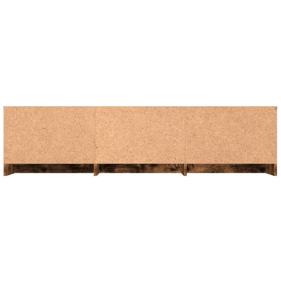 Tv-meubel 140x40x35,5 cm bewerkt hout gerookt eikenkleurig Gerookt eiken