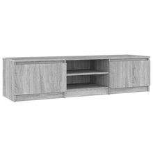Tv-meubel 140x40x35,5 cm bewerkt hout grijs sonoma eikenkleurig Grijs sonoma