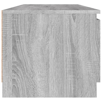 Tv-meubel 140x40x35,5 cm bewerkt hout grijs sonoma eikenkleurig Grijs sonoma