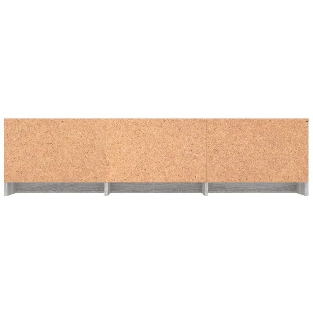 Tv-meubel 140x40x35,5 cm bewerkt hout grijs sonoma eikenkleurig Grijs sonoma