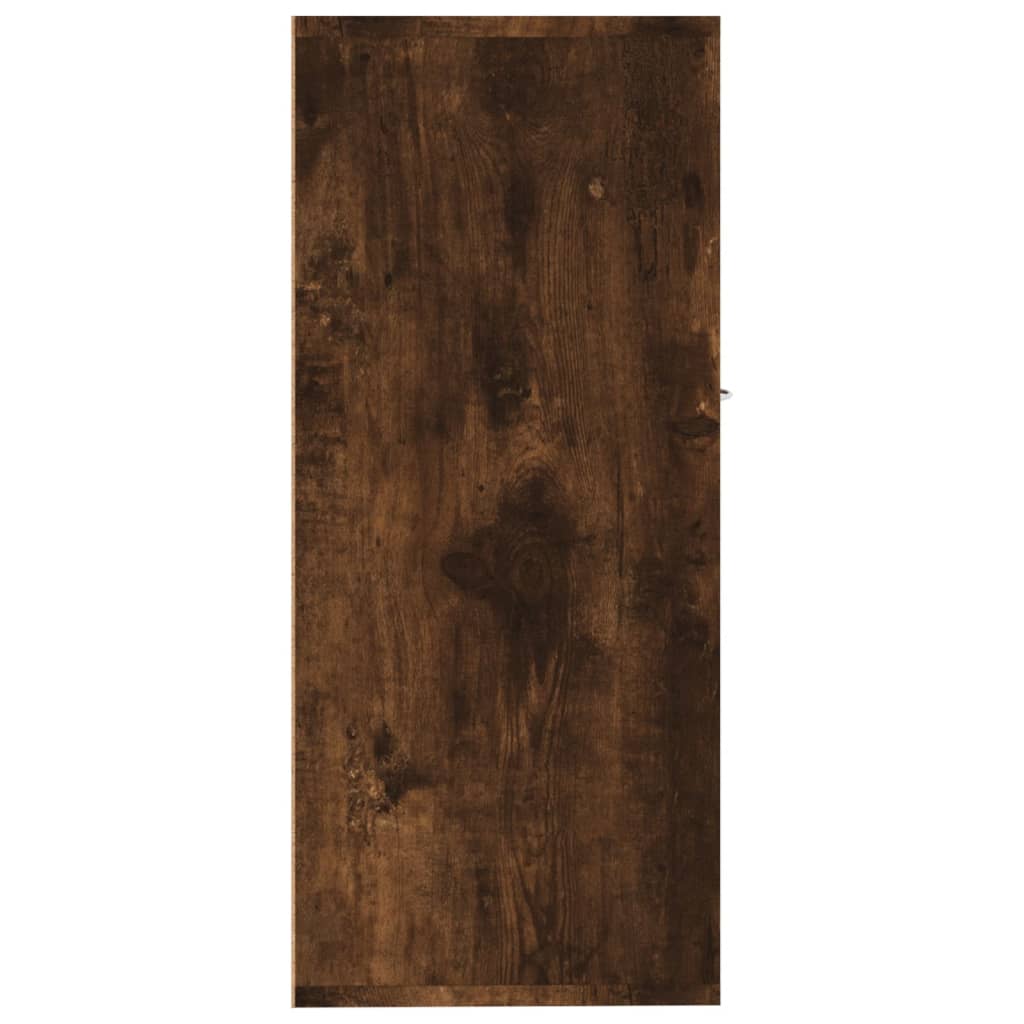 Dressoir 88X30X70 Cm Bewerkt Hout Kleurig Gerookt eiken