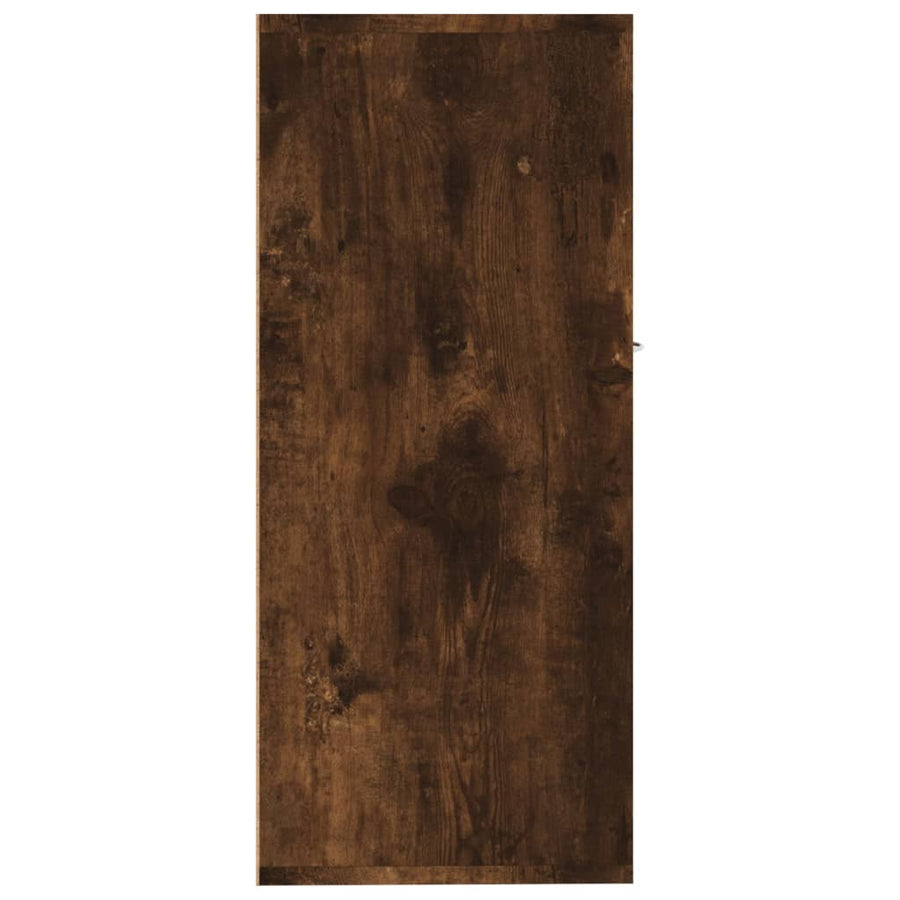 Dressoir 88X30X70 Cm Bewerkt Hout Kleurig Gerookt eiken