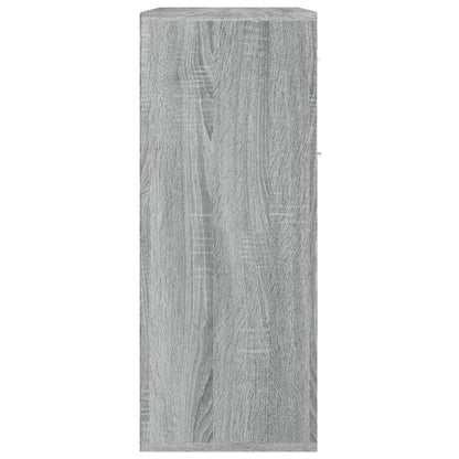 Dressoir 60x30x75 cm bewerkt hout grijs sonoma eikenkleurig Grijs sonoma