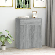 Sideboard 60x30x75 cm engineered wood grey Sonoma oak