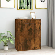 Dressoir 60x30x75 cm bewerkt hout gerookt eiken