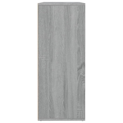 Dressoir 60X30X75 Cm Bewerkt Hout Eikenkleurig Grijs sonoma