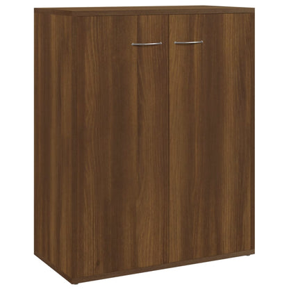Dressoir 60x30x75 cm bewerkt hout bruin eikenkleur