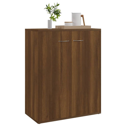 Dressoir 60x30x75 cm bewerkt hout bruin eikenkleur