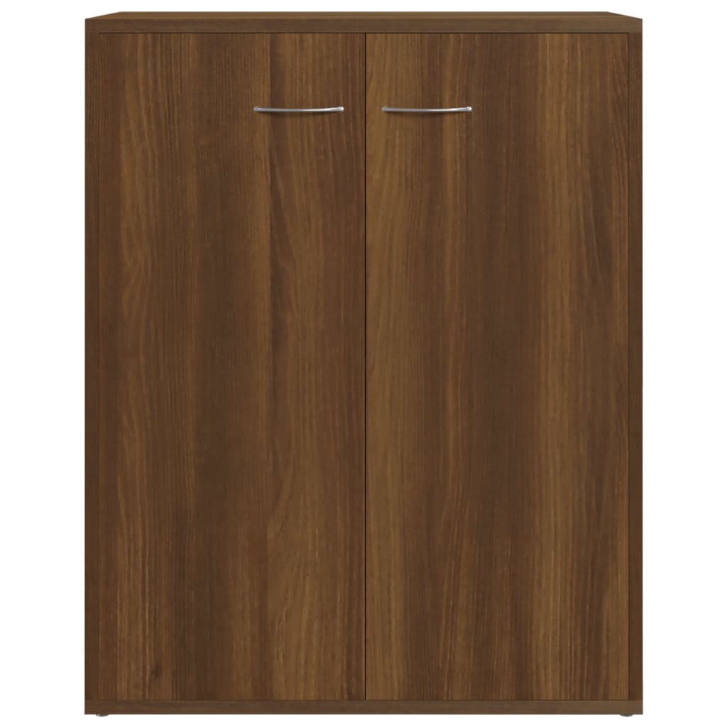 Dressoir 60x30x75 cm bewerkt hout bruin eikenkleur