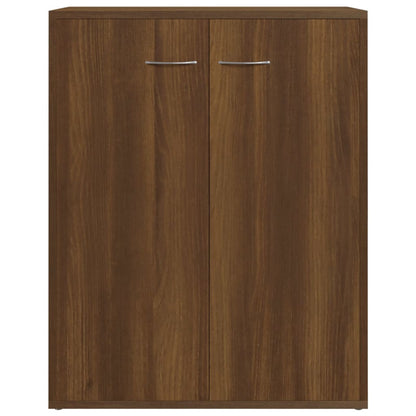 Dressoir 60x30x75 cm bewerkt hout bruin eikenkleur