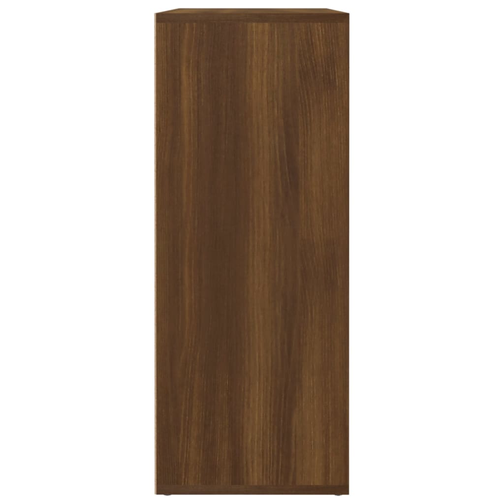 Dressoir 60x30x75 cm bewerkt hout bruin eikenkleur