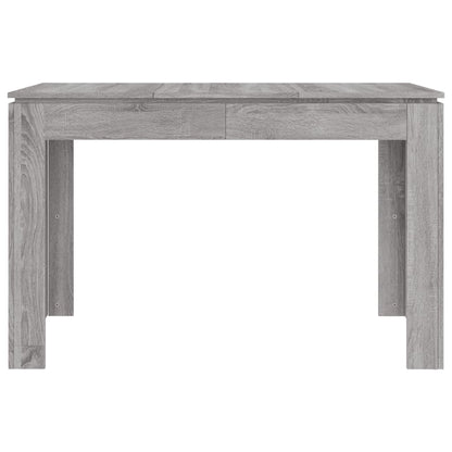 Eettafel 120x60x76 cm bewerkt hout grijs sonoma eikenkleurig Grijs sonoma