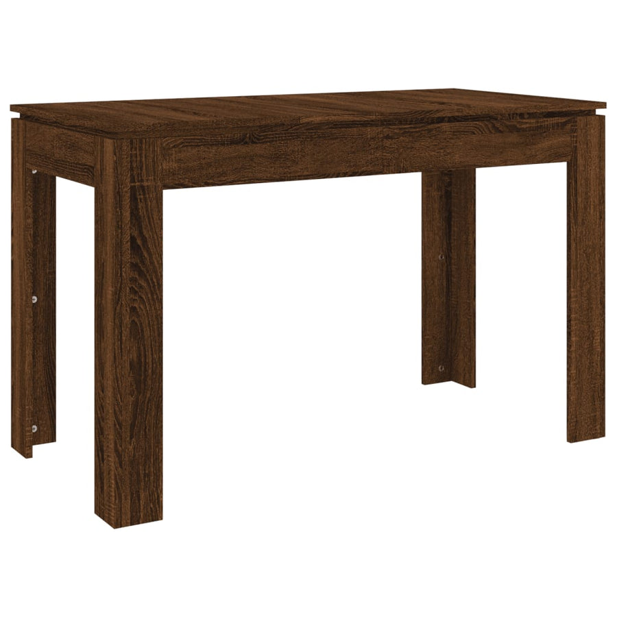 Eettafel 20X60X76 Cm Bewerkt Hout Bruineikenkleurig bruin eikenkleur