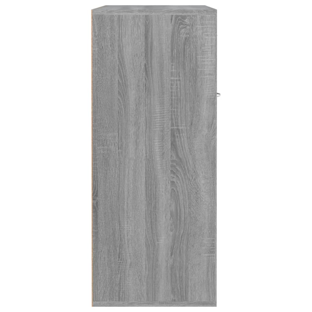 Schoenenkast 60x35x84 cm bewerkt hout grijs sonoma Grijs sonoma