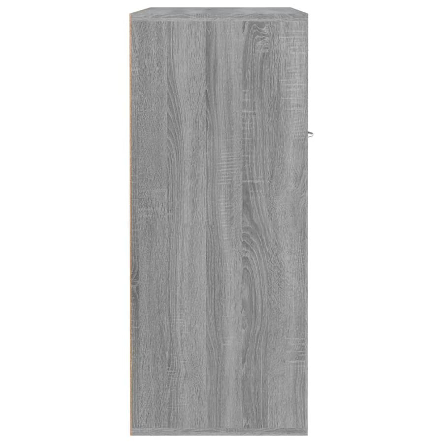 Schoenenkast 60x35x84 cm bewerkt hout grijs sonoma Grijs sonoma