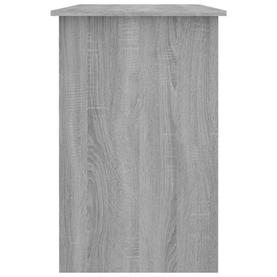 Bureau 100x50x76 cm bewerkt hout grijs sonoma eikenkleurig Grijs sonoma