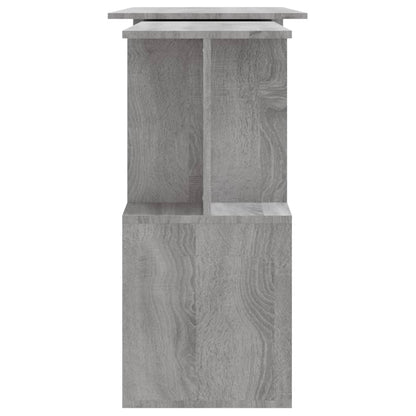 Hoekbureau 200X50X76 Cm Bewerkt Hout Eiken Grijs sonoma
