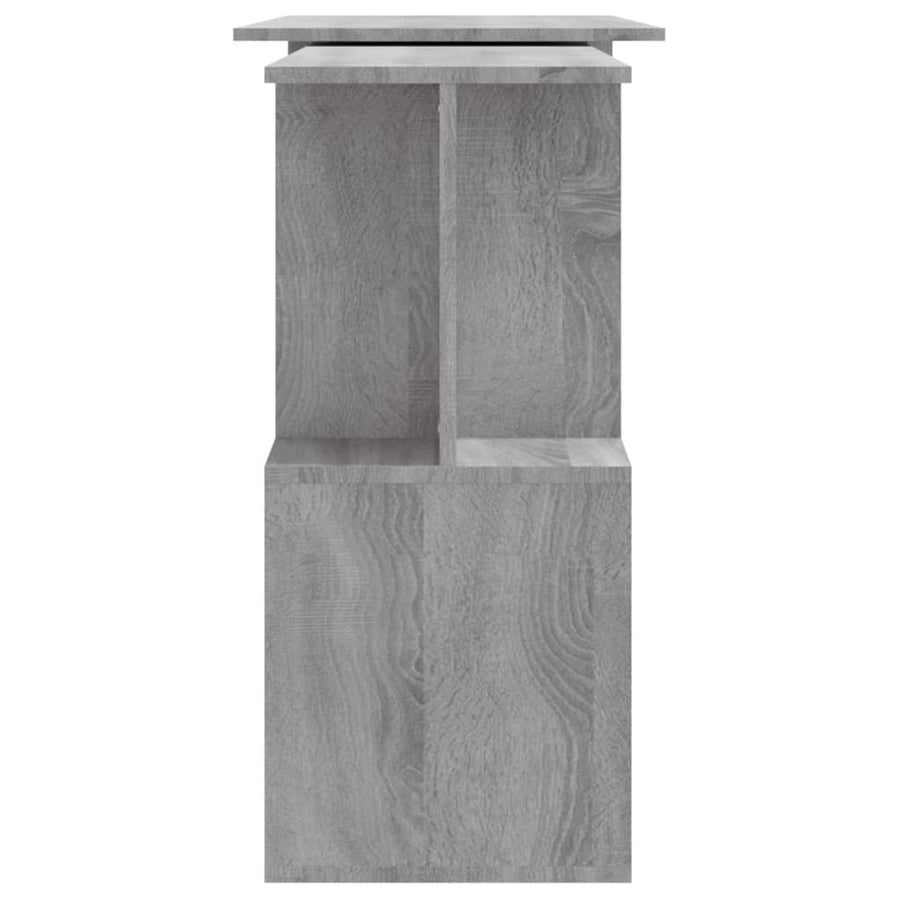 Hoekbureau 200X50X76 Cm Bewerkt Hout Eiken Grijs sonoma