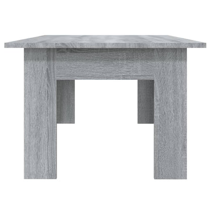 Salontafel 00X60X42 Cm Bewerkt Hout Eikenkleurig Grijs sonoma