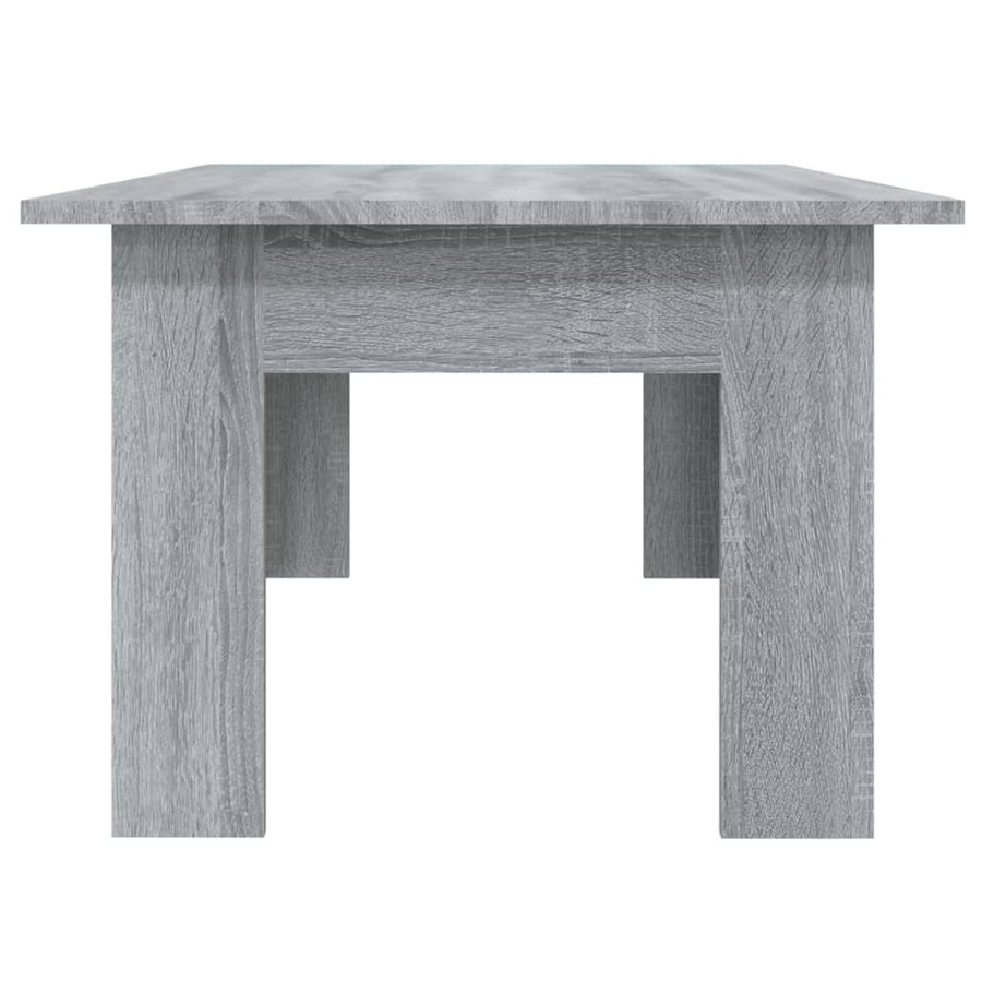Salontafel 00X60X42 Cm Bewerkt Hout Eikenkleurig Grijs sonoma