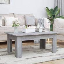 Salontafel 00X60X42 Cm Bewerkt Hout Eikenkleurig Grijs sonoma